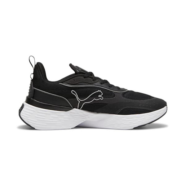 ユニセックス ソフトライド スウェイ チェイス ランニングシューズ, PUMA Black-PUMA White-Flat Dark Gray, extralarge-JPN