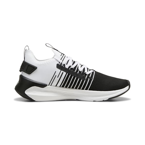 ユニセックス ソフトライド シンメトリー フュージョン ランニングシューズ, PUMA Black-Cool Dark Gray-PUMA White, extralarge-JPN