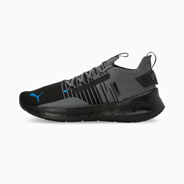 SOFTRIDE Symmetry Fuzion Running Shoes, PUMA Black-Cool Dark Gray-PUMA Team Royal, extralarge-IND