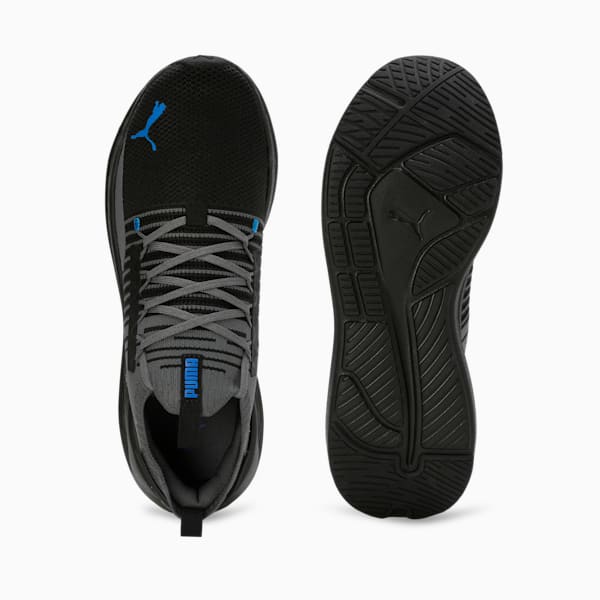 SOFTRIDE Symmetry Fuzion Running Shoes, PUMA Black-Cool Dark Gray-PUMA Team Royal, extralarge-IND