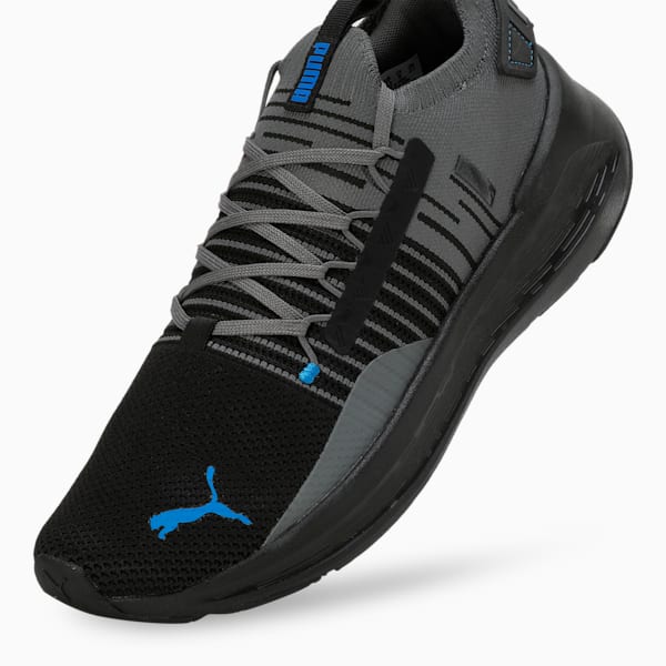 SOFTRIDE Symmetry Fuzion Running Shoes, PUMA Black-Cool Dark Gray-PUMA Team Royal, extralarge-IND