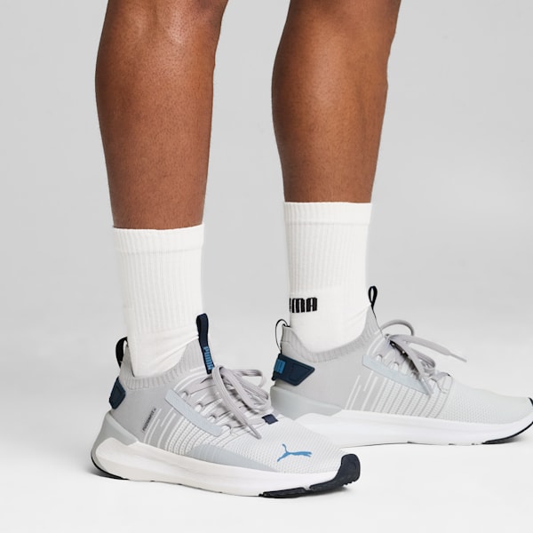 Tenis unisex SOFTRIDE Symmetry Fuzion, Gray Fog-Silver Mist-Blue Horizon, extralarge