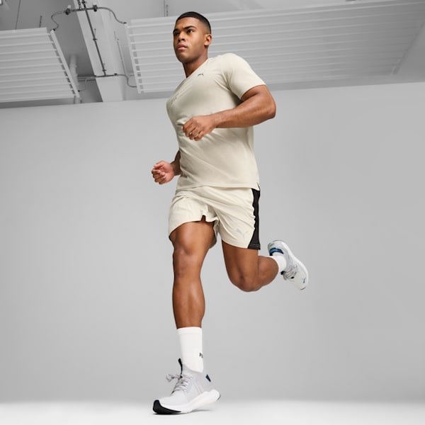 Chaussures de course à pied SOFTRIDE Symmetry Fuzion Homme, Gray Fog-Silver Mist-Blue Horizon, extralarge