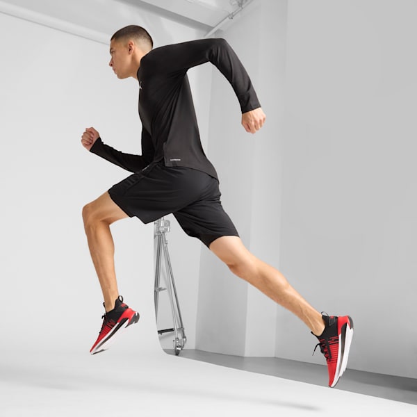 Chaussures de course à pied SOFTRIDE Symmetry Fuzion Homme, For All Time Red-PUMA Black-PUMA White, extralarge