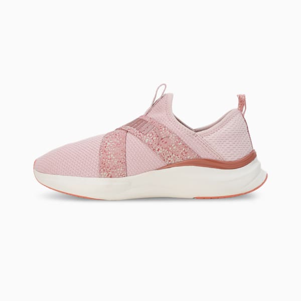 SOFTRIDE Harmony Slip Leo Women's Running Shoes, Mauve Mist-Warm White-Rose Gold, extralarge-IND
