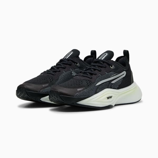 ウィメンズ パワー ニトロ SQD 2 トレーニングシューズ, PUMA Black-PUMA White, extralarge-JPN