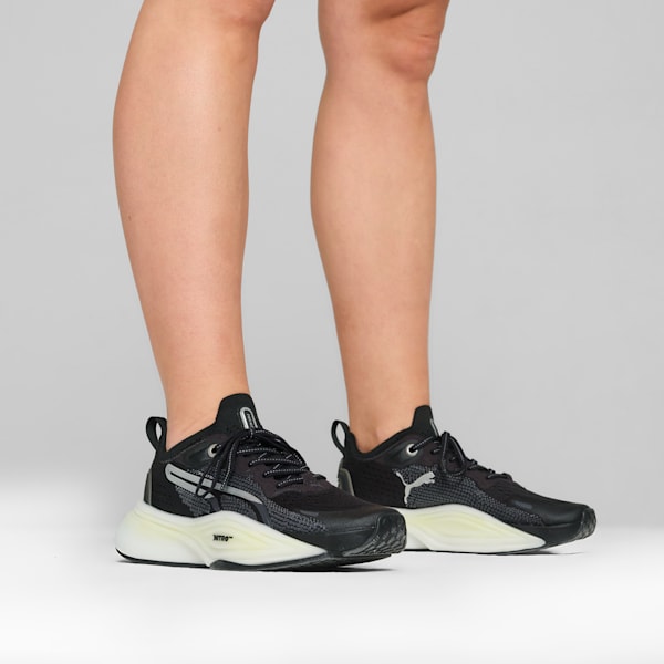 Tenis de training Mujer PWR NITRO SQD 2, PUMA Black-PUMA White, extralarge