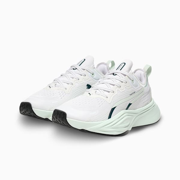 PWR NITRO™ SQD 2 Women's Training Shoes, PUMA White-Sage Frost-Green Terrain, extralarge-IND
