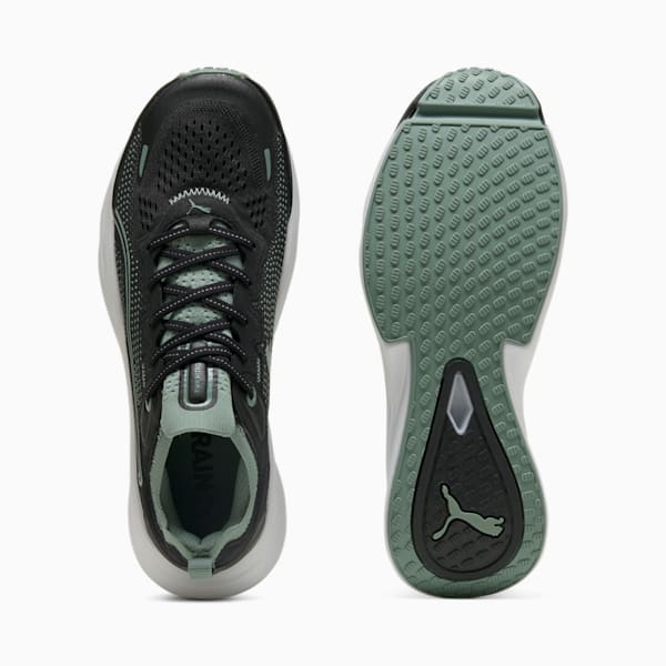 PWR NITRO™ SQD 2 Training Shoes, PUMA Black-Green Moon, extralarge