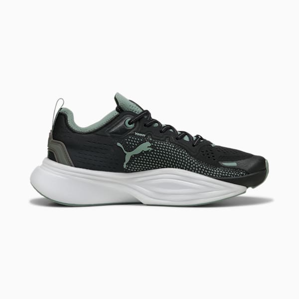 PWR NITRO™ SQD 2 Training Shoes, PUMA Black-Green Moon, extralarge