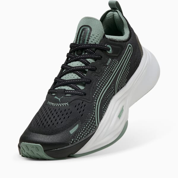 PWR NITRO™ SQD 2 Training Shoes, PUMA Black-Green Moon, extralarge