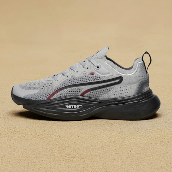 PWR NITRO™ SQD 2 Training Shoes, Gray Echo-PUMA Black-Ruby Shimmer-PUMA White, extralarge-IND
