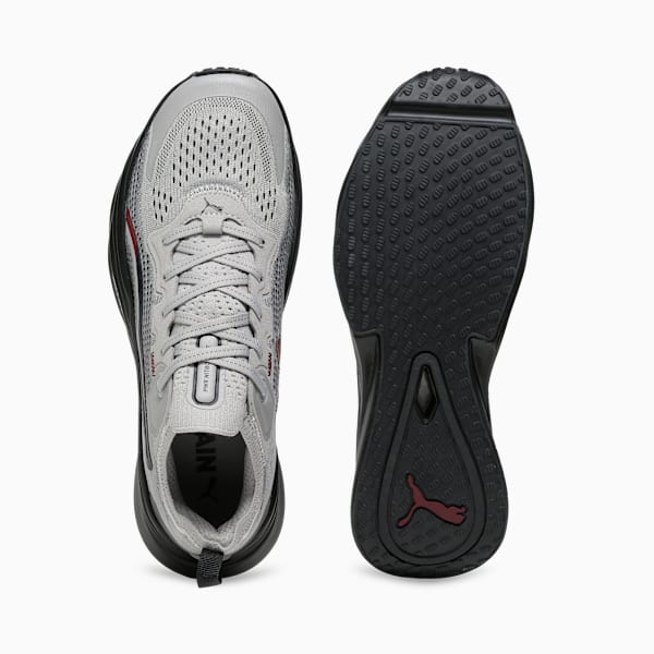 PWR NITRO™ SQD 2 Training Shoes, Gray Echo-PUMA Black-Ruby Shimmer-PUMA White, extralarge-IND