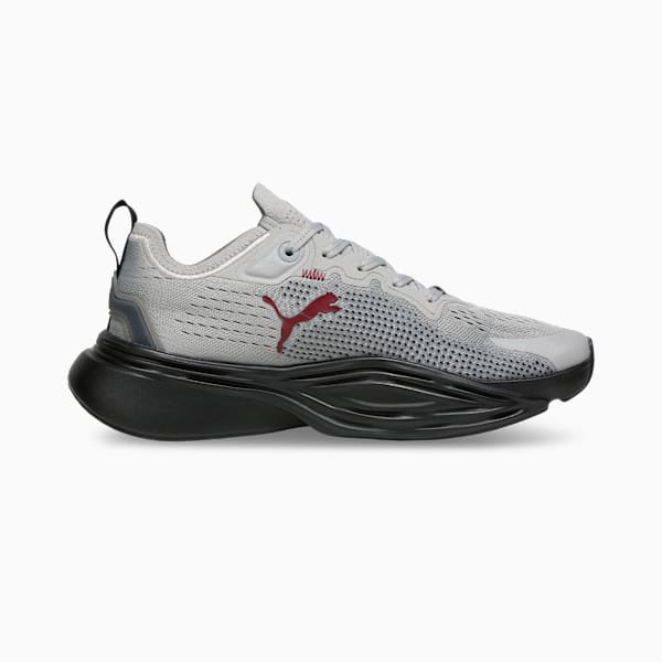 PWR NITRO™ SQD 2 Training Shoes, Gray Echo-PUMA Black-Ruby Shimmer-PUMA White, extralarge-IND