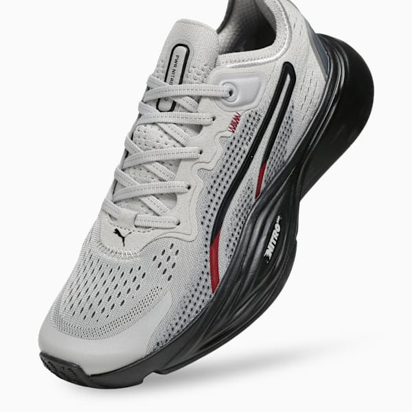PWR NITRO™ SQD 2 Training Shoes, Gray Echo-PUMA Black-Ruby Shimmer-PUMA White, extralarge-IND