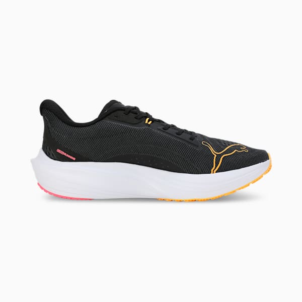 Darter Pro Running Shoes, PUMA Black-Sun Stream, extralarge-IND