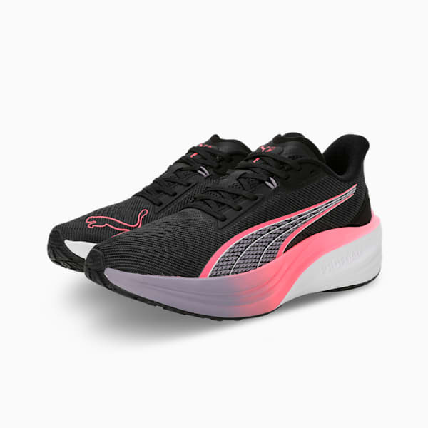 Darter Pro Running Shoes, PUMA Black-Sunset Glow-Pale Plum, extralarge-IND
