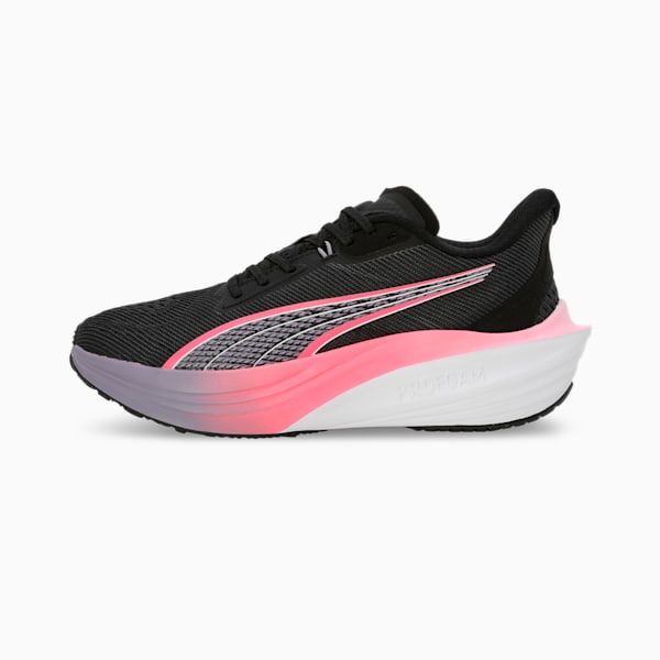 Darter Pro Running Shoes, PUMA Black-Sunset Glow-Pale Plum, extralarge-IND