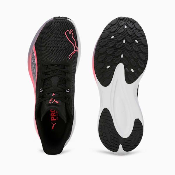 Darter Pro Running Shoes, PUMA Black-Sunset Glow-Pale Plum, extralarge-IND