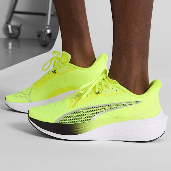 Darter Pro Men's Running Shoes, Yellow Alert-PUMA Black, extralarge