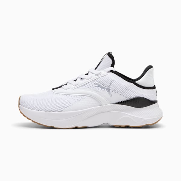 SOFTRIDE Mayve Running Shoes Women, PUMA White-PUMA Black-PUMA Silver, extralarge