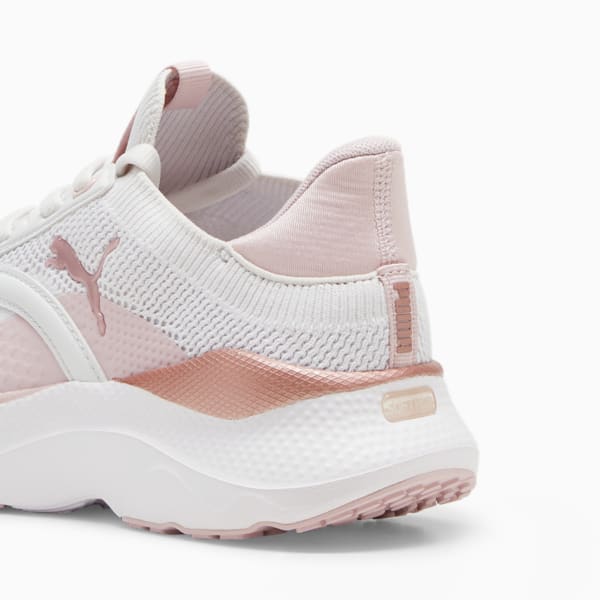 SOFTRIDE Mayve Running Shoes Women, Feather Gray-Mauve Mist-Rose Gold, extralarge