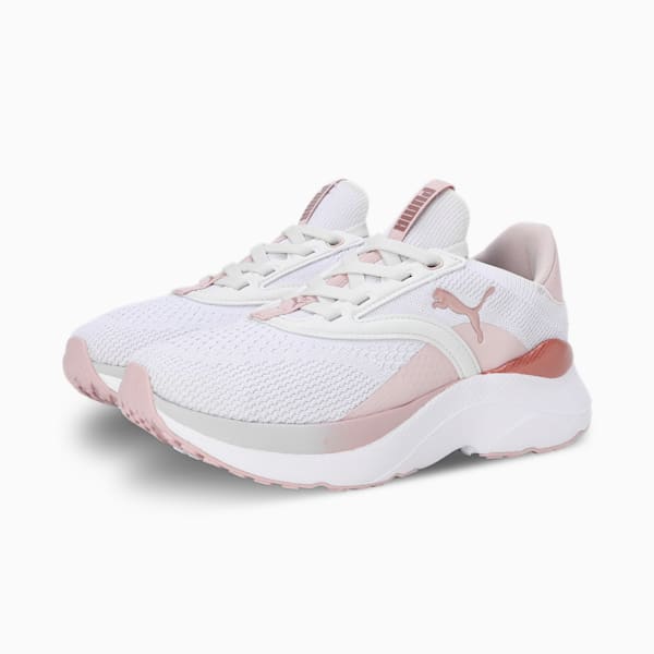 SOFTRIDE Mayve Women's Running Shoes, Feather Gray-Mauve Mist-Rose Gold, extralarge-IND