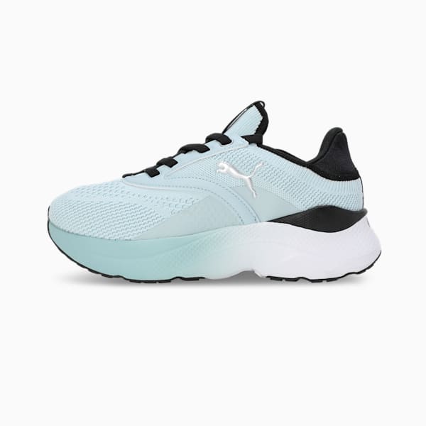 SOFTRIDE Mayve Women's Running Shoes, Frosted Dew-PUMA Black-PUMA Silver, extralarge-IND