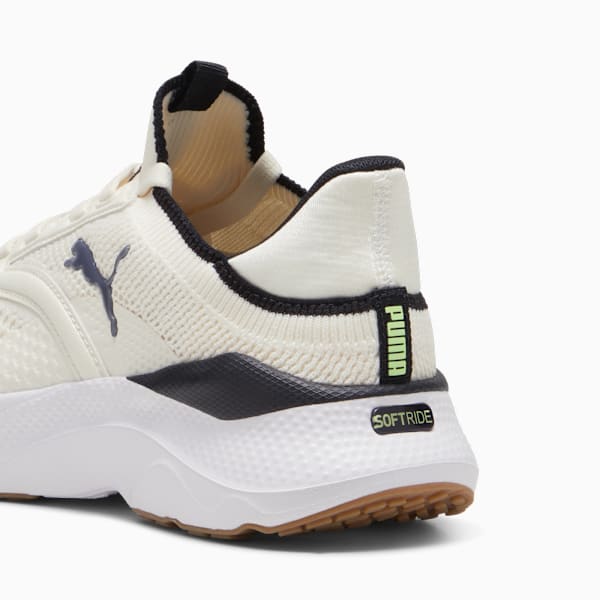 Tenis mujer running Softride Mayve para mujer, Warm White-PUMA Black-Fizzy Apple, extralarge