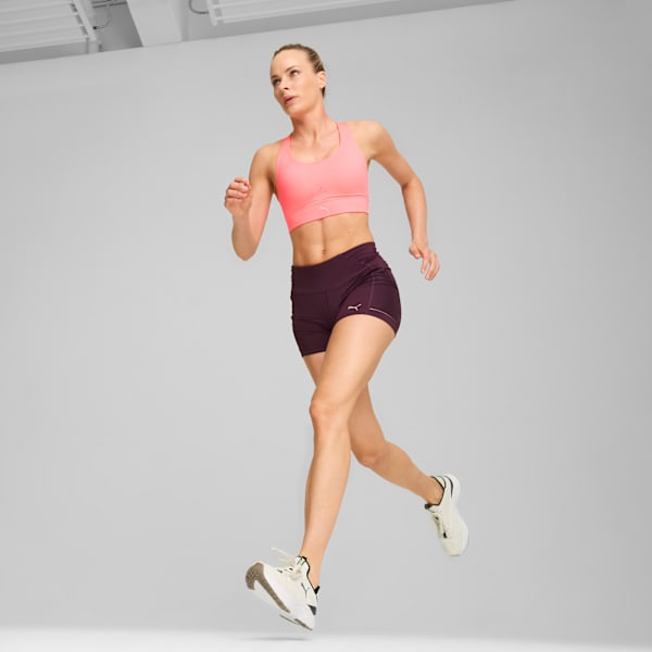 Tenis mujer running Softride Mayve para mujer, Warm White-PUMA Black-Fizzy Apple, extralarge