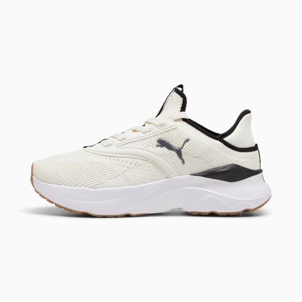 Tenis mujer running Softride Mayve para mujer, Warm White-PUMA Black-Fizzy Apple, extralarge