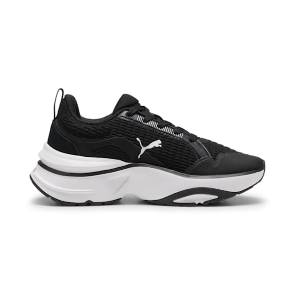 ウィメンズ ソフトライド ディヴァイン ランニングシューズ, PUMA Black-PUMA White, extralarge-JPN