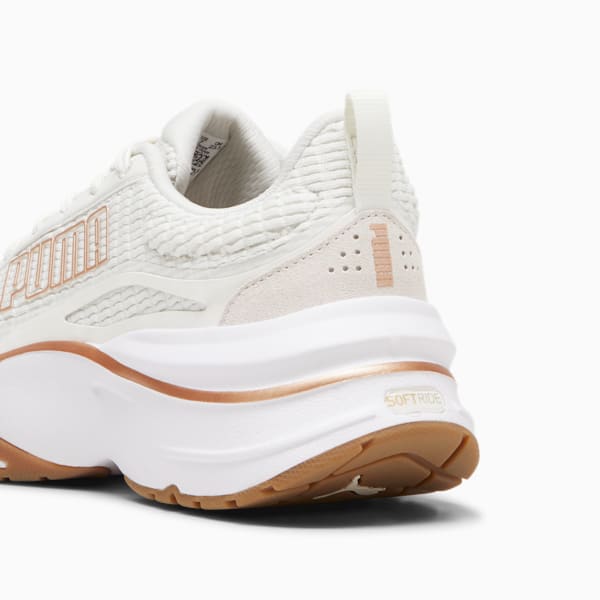 Chaussures de course SOFTRIDE Divine Femme, Vapor Gray-PUMA Gold-Gum, extralarge