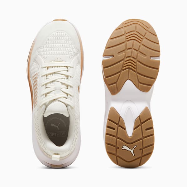 SOFTRIDE Divine Running Shoes Women, Vapor Gray-PUMA Gold-Gum, extralarge