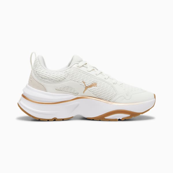 Chaussures de course SOFTRIDE Divine Femme, Vapor Gray-PUMA Gold-Gum, extralarge