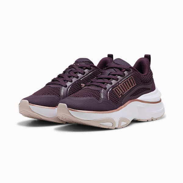 Chaussures de course à pied SOFTRIDE Divine Metal Femme, Midnight Plum-Mauve Mist-Rose Gold, extralarge