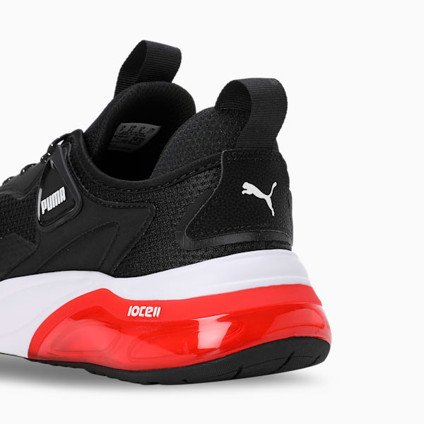 Cell Thrill Running Shoes, PUMA Black-For All Time Red, extralarge-IND