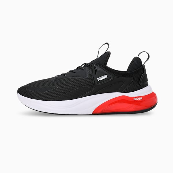 Cell Thrill Running Shoes, PUMA Black-For All Time Red, extralarge-IND