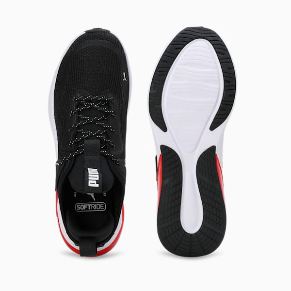 Cell Thrill Running Shoes, PUMA Black-For All Time Red, extralarge-IND