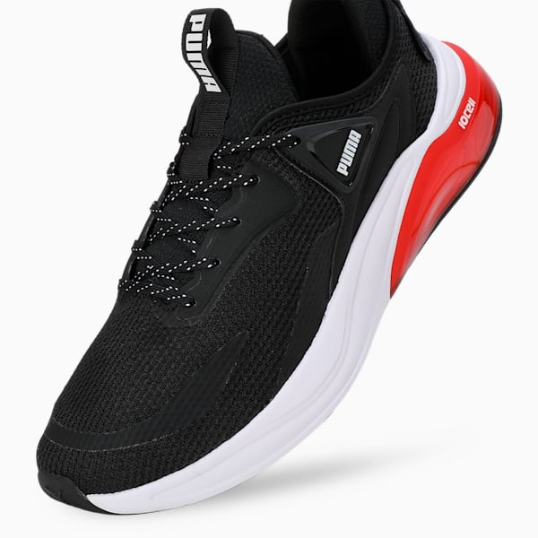 Cell Thrill Running Shoes, PUMA Black-For All Time Red, extralarge-IND