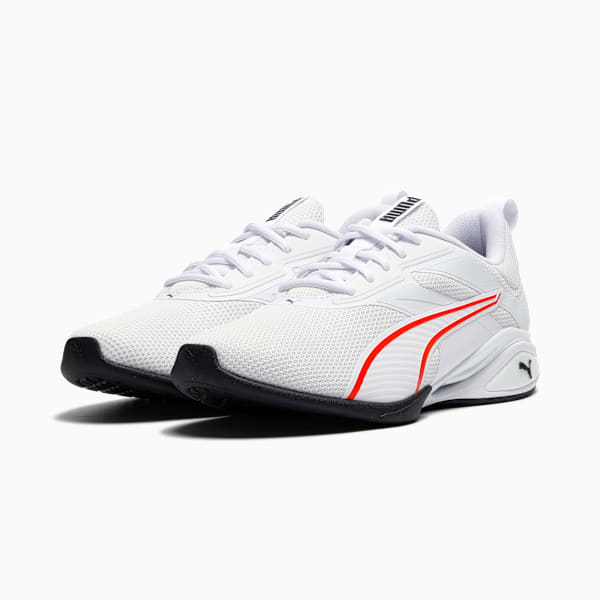 Neutron Men's Training Shoes, PUMA White-Fierce Red, extralarge