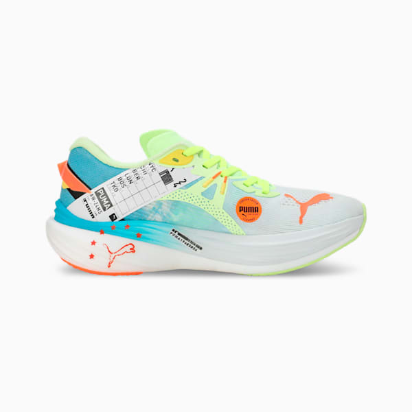 Deviate NITRO™ 3 Marathon Series Men's Running Shoes, Nitro Blue-Fizzy Apple, extralarge-IND