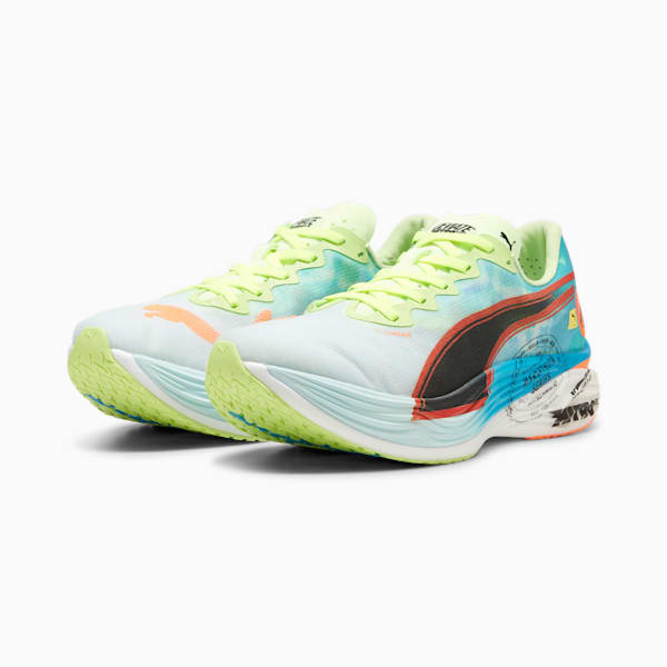 Tenis de running Hombre Deviate NITRO™ Elite 3, Nitro Blue-Fizzy Apple, extralarge