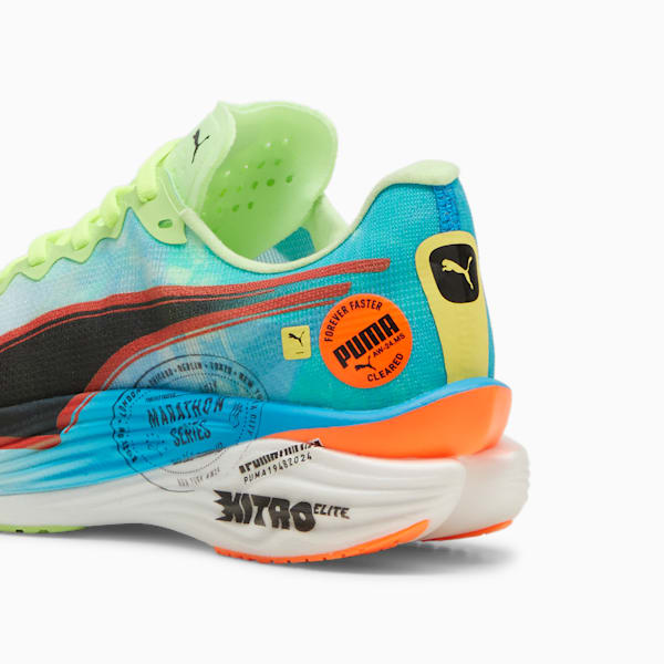 Tenis de correr Deviate NITRO™ Elite 3 Marathon Series para mujer, Nitro Blue-Fizzy Apple, extralarge