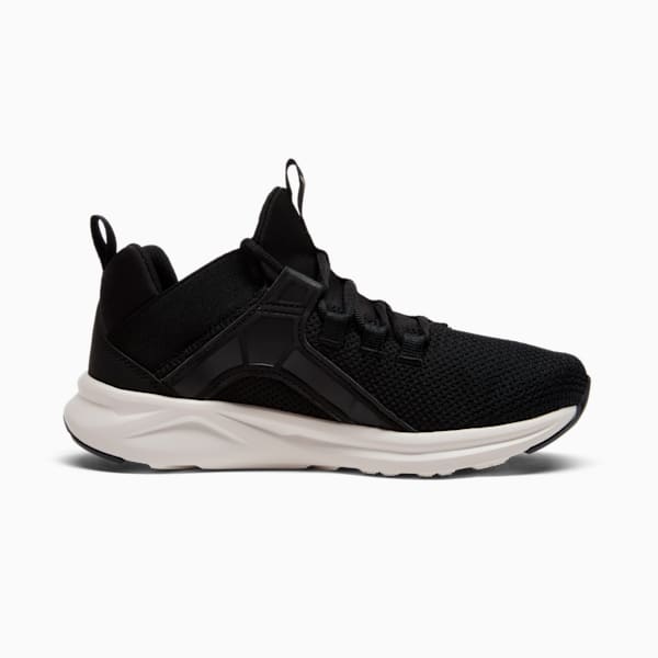 Enzo 2 Revamp Women's Wide Running Shoes, PUMA Black-PUMA Gold, extralarge