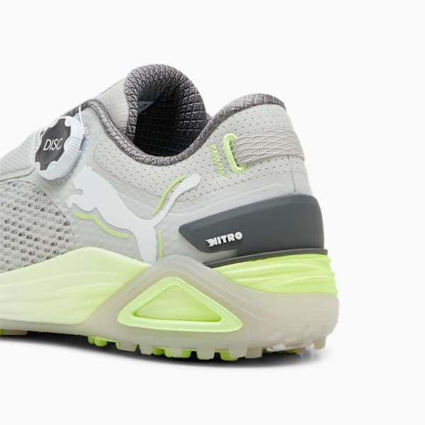 メンズ ゴルフ シャドウキャット ニトロ ディスク スパイクレス シューズ, Glacial Gray-Feather Gray-Fast Yellow, extralarge-JPN