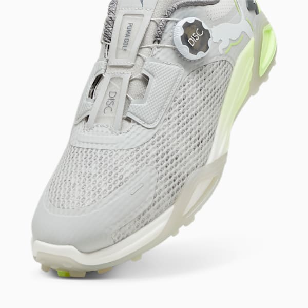 メンズ ゴルフ シャドウキャット ニトロ ディスク スパイクレス シューズ, Glacial Gray-Feather Gray-Fast Yellow, extralarge-JPN