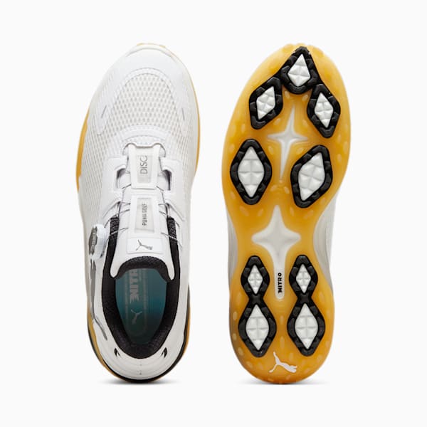 メンズ ゴルフ シャドウキャット ニトロ ディスク スパイクレス シューズ, PUMA White-PUMA Black-Gum, extralarge-JPN