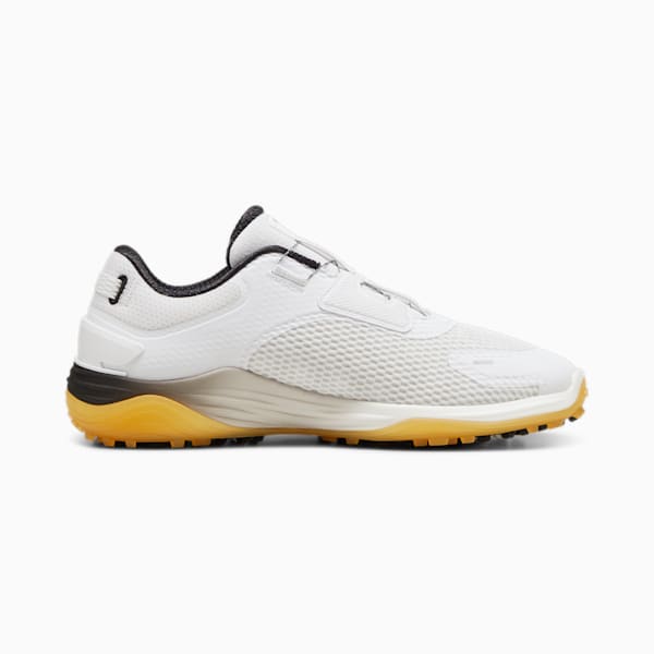 メンズ ゴルフ シャドウキャット ニトロ ディスク スパイクレス シューズ, PUMA White-PUMA Black-Gum, extralarge-JPN