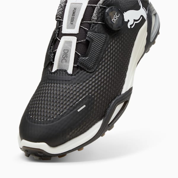 メンズ ゴルフ シャドウキャット ニトロ ディスク スパイクレス シューズ, PUMA Black-Asphalt-PUMA White, extralarge-JPN
